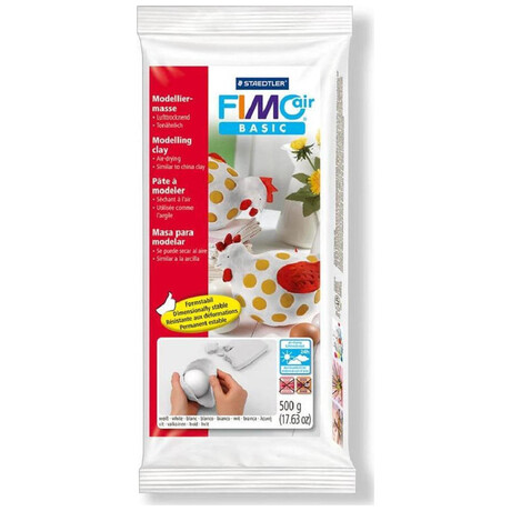 Πηλός Staedtler Fimo Air Basic White 500gr (8100)