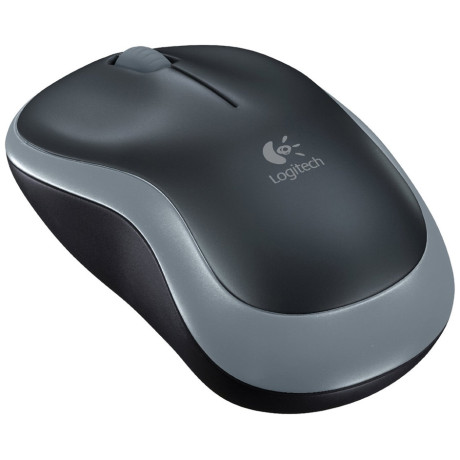 Ποντίκι Logitech M185 Optical Mouse (Grey, Wireless) (LOGM185BLKGREY)
