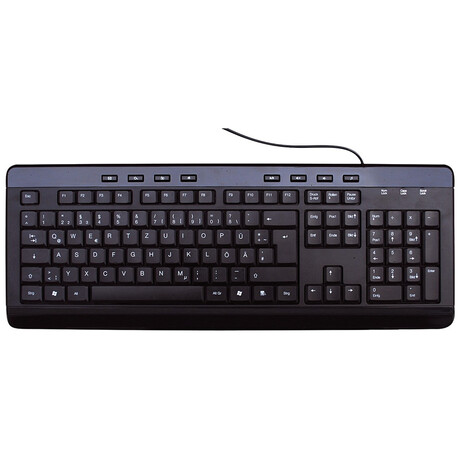 Πληκτρολόγιο MediaRange Multimedia Wired (Black) (MROS102-GR)