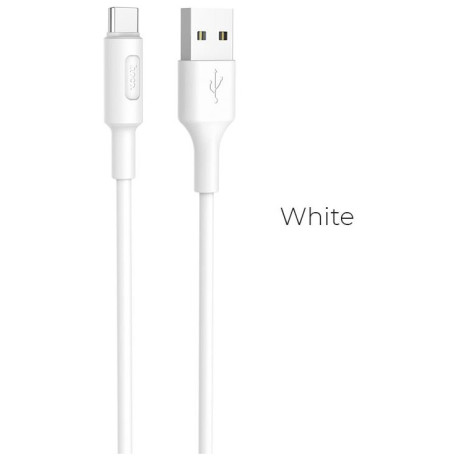 Καλώδιο Φόρτισης Hoco X25 Soarer Type-C Λευκό