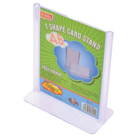 Σταντ Εντύπων Α6 "Τ" 1 σελίδας (Ακρυλικό) GROOVY K-6004