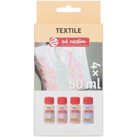 Χρώμα Textile Art Creation Royal Talens Set Pastel 4 x 50 ml