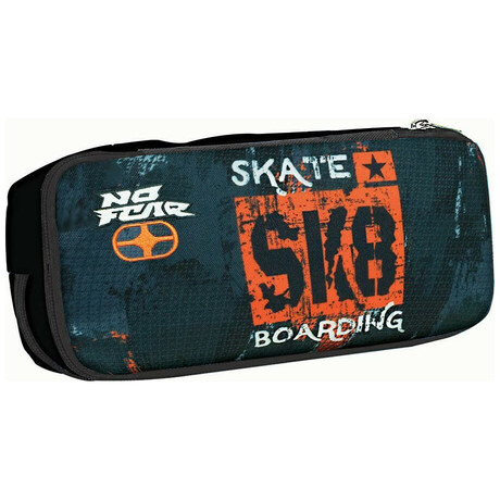 Κασετίνα Οβάλ Βαρελάκι No Fear SK8 347-68141