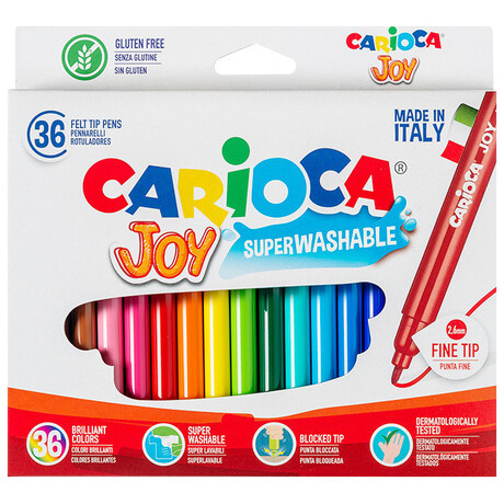 Μαρκαδόροι Carioca Joy 36 τμχ