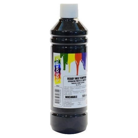 Τέμπερα Colorfix 500ml Black 120063-1