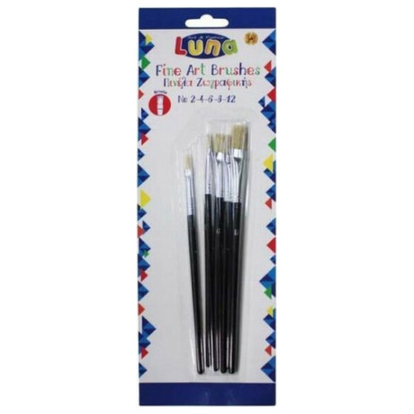 Σετ Πινέλα Πλακέ 5τμχ The Littlies 646701
