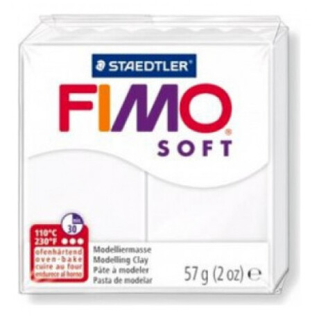 Πηλός Fimo "Soft" White 57gr 8020-0