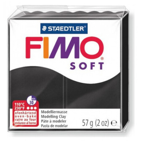 Πηλός Fimo "Soft" Black 57gr 8020-09
