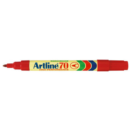 Ανεξίτηλος Μαρκαδόρος Artline 70 Κόκκινο