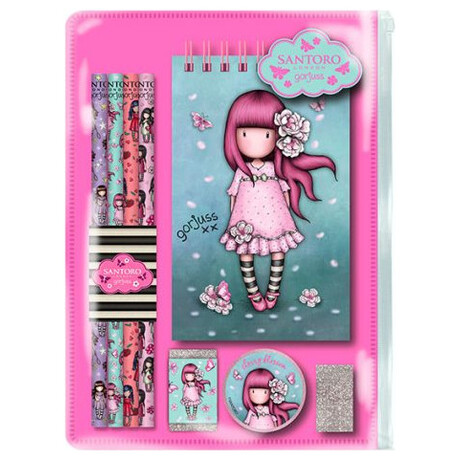Σχολικό Σετ Santoro Gorjuss - Cherry Blossom 1038GJ02 Σχολικό Σετ Santoro Gorjuss - Cherry Blossom 1038GJ02
