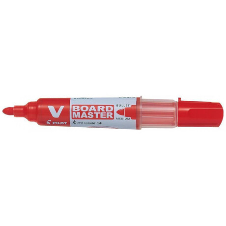 Pilot V-Board Μαρκαδόρος Για Πίνακα 2.3mm Red