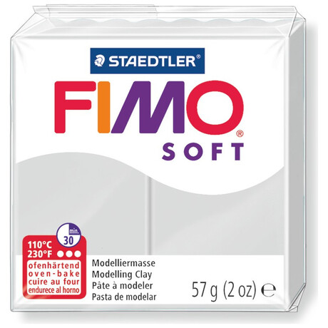 Πηλός Fimo "Soft" Dolphin Grey 57 gr 8020-80