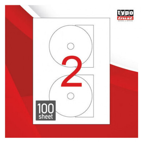 Ετικέτες TYPOTRUST 100 ΦΥΛΛΑ 117mm (200 ετικ)
