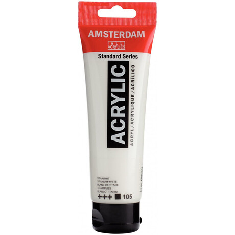 Ακρυλικό Talens Amsterdam 120ml Titanium White 105 Ακρυλικό Talens Amsterdam 120ml Titanium White 105