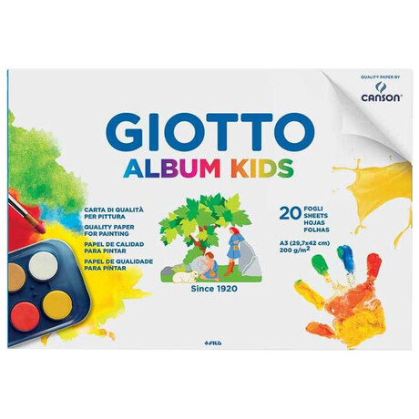 Μπλοκ Giotto Album Kids 20φ. 21 Χ 29.7cm 200gr 580400 Μπλοκ Giotto Album Kids 20φ. 21 Χ 29.7cm 200gr 580400