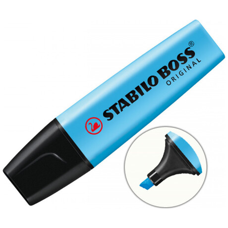 Μαρκαδόρος Υπογράμμισης Stabilo Boss Μπλε 70/31