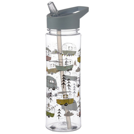 Πλαστικό Μπουκάλι με Καλαμάκι Wildwood Caravan 550ml BOT74