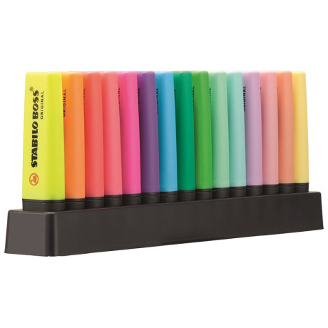 Μαρκαδόροι Υπογράμμισης Stabilo Boss Deskset 15 Χρωμάτων + 2 ΔΩΡΟ 7015/01 Μαρκαδόροι Υπογράμμισης Stabilo Boss Deskset 15 Χρωμάτων + 2 ΔΩΡΟ 7015/01