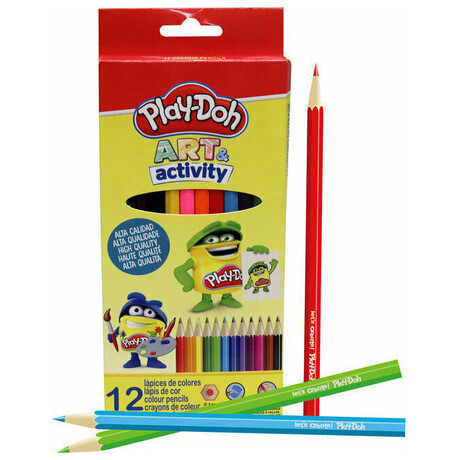 Ξυλομπογιές Play-Doh 12 Χρωμάτων 84152