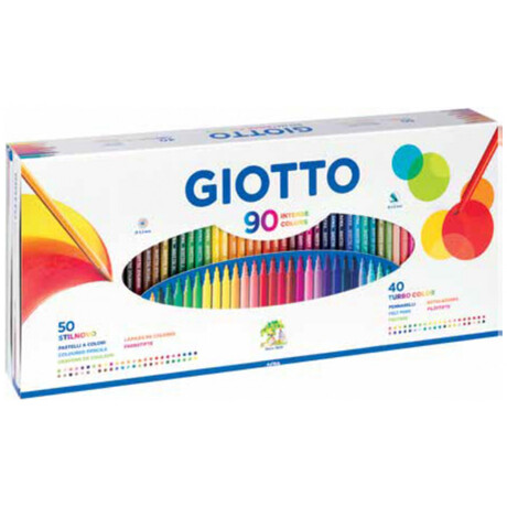Giotto Stilnovo & Turbo Color Σετ Ξυλομπογιές και Μαρκαδόροι 90τμχ 025750000