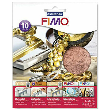 Fimo Leaf Metal Copper Staedtler Σετ 10τμχ 8781-26