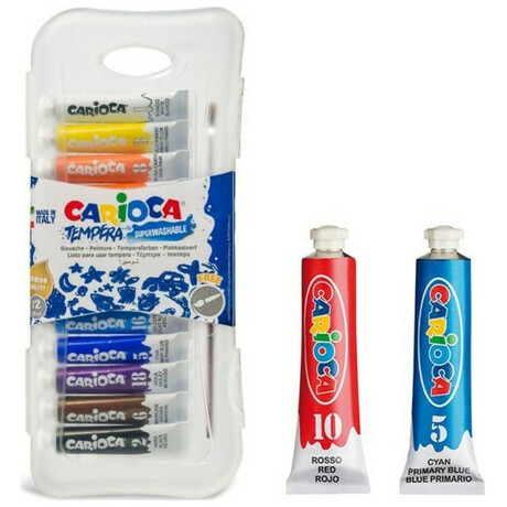 Τέμπερες Carioca 7,5ml 12 Χρωμάτων