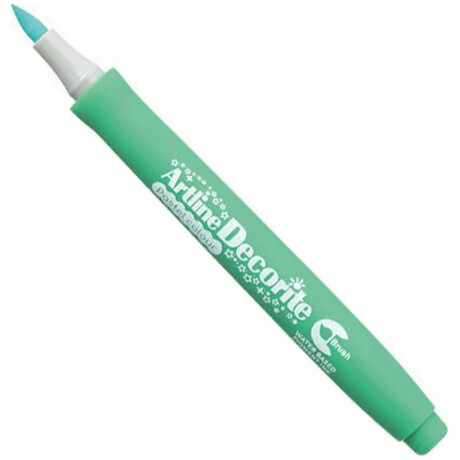 Μαρκαδόρος Artline Decorite Brush Παστέλ Πράσινο
