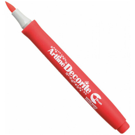 Μαρκαδόρος Artline Decorite Brush Κόκκινο