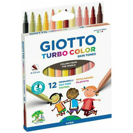 Μαρκαδόροι Giotto Turbo Color Skin Tones 12 Χρώματα