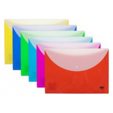 Φάκελος Κουμπί Α4 MP Bicolor Κίτρινο PC026