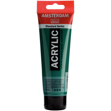 Ακρυλικό Talens Amsterdam 120ml Permanent Green Deep 619