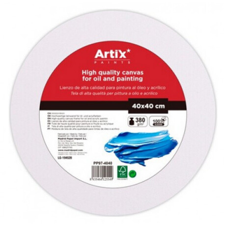 Καμβάς Στρογγυλός Artix σε τελαρο 40x40cm PP97-4040