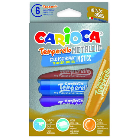 Carioca Temperello Metallic 6 Χρώματα 42674