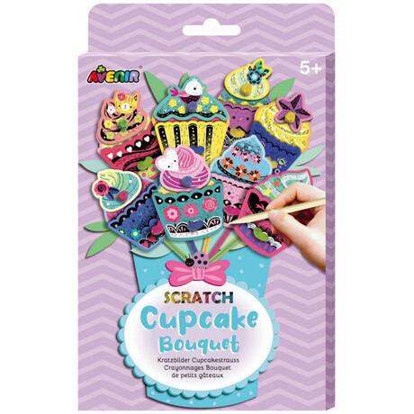 Arts & Crafts Scratch Bouquet - Cupcake 60745