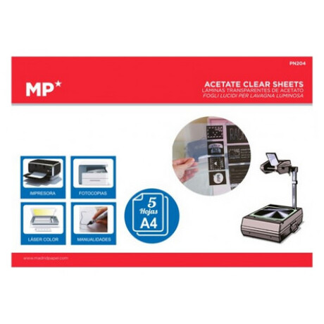 Διαφάνεια Για Projector MP Α4 5τμχ PN204