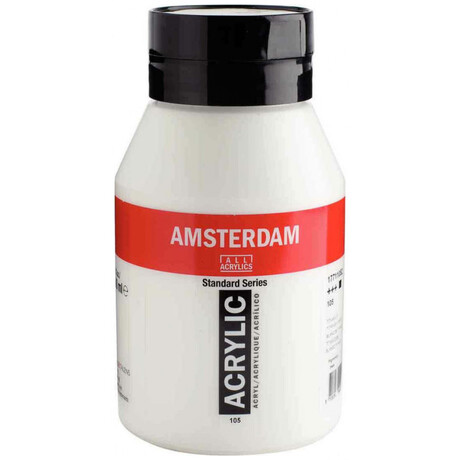 Χρώμα Ακρυλικό Amsterdam Talens 1000ml Titanium White 105