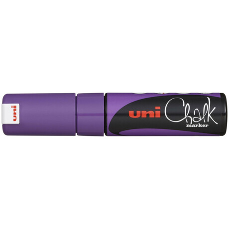 Μαρκαδόρος Υγρής Κιμωλίας Uni Chalk Marker PWE-8K Violet