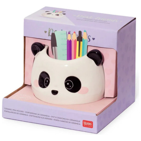 Μολυβοθήκη Legami από Κεραμικό Υλικό Desk Friends - Panda PHS0007