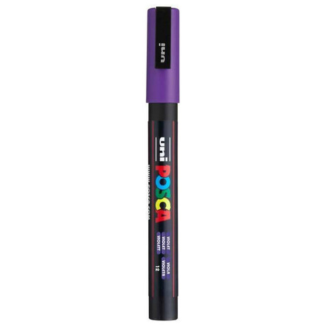 Μαρκαδόρος Uni Posca PC-3M Violet 12