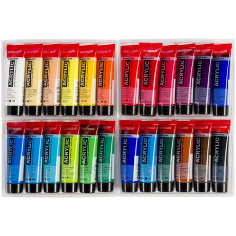 Σετ Ακρυλικά Χρώματα Royal Talens Amsterdam All Acrylics Standard 20ml 24τμχ