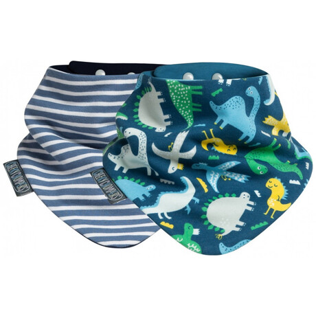 Cheeky Chompers Σαλιάρες Dino & Stripes - 2 τεμάχια - 88788