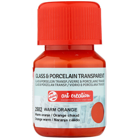 Χρώμα Glass & Porcelain Transparent Art Creation Royal Talens 30ml Warm Orange 2502