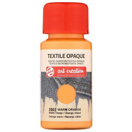 Χρώμα Textile Opaque Art Creation Royal Talens 50ml Warm Orange 2502