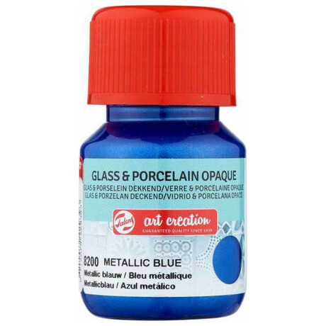 Χρώμα Glass & Porcelain Opaque Art Creation Royal Talens 30ml Metallic Blue 8200