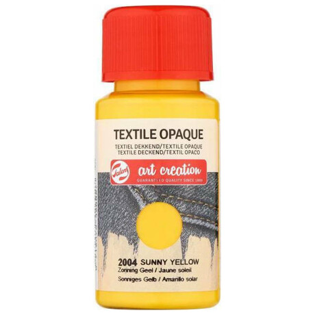 Χρώμα Textile Opaque Art Creation Royal Talens 50ml Sunny Yellow 2004