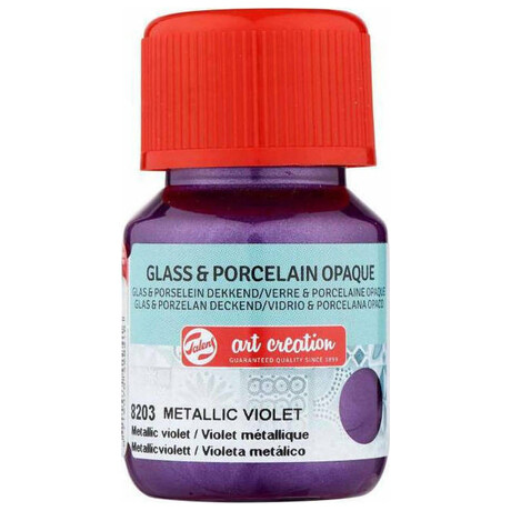 Χρώμα Glass & Porcelain Opaque Art Creation Royal Talens 30ml Metallic Violet 8203