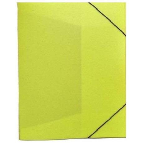 Κουτί Λάστιχο Πλαστικό 25x33x3cm Κίτρινο Διάφανο FR-840YL