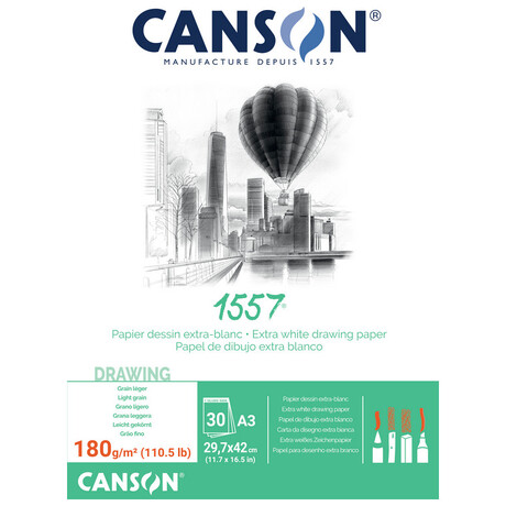 Μπλοκ Canson Dessin 1557 180gr Α3 30 Φύλλα