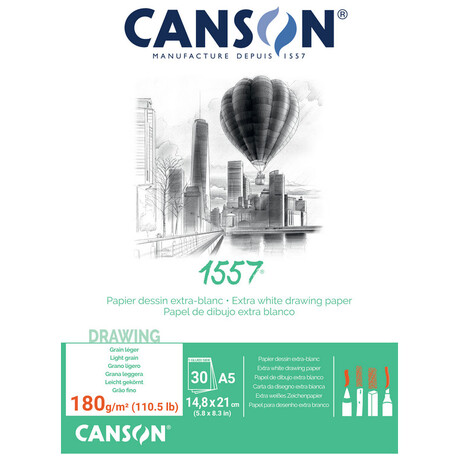 Μπλοκ Canson Dessin 1557 180gr Α5 30 Φύλλα