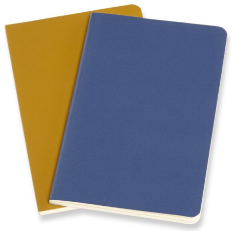 Moleskine Volant Pocket Ruled Forget. Blue Amber. Yellow Set 2pcs